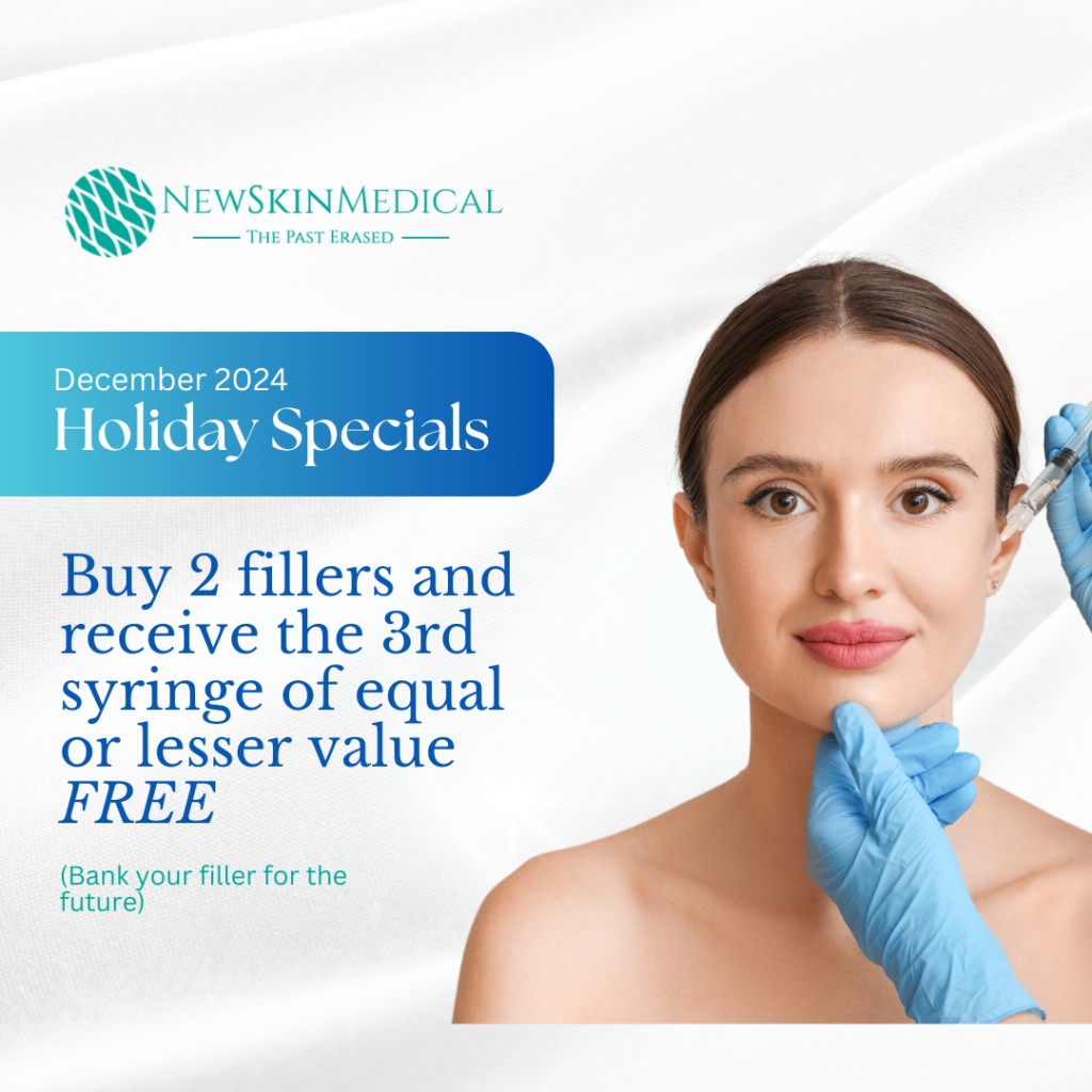 Buy 2 fillers and receive the 3rd syringe of equal or lesser value FREE