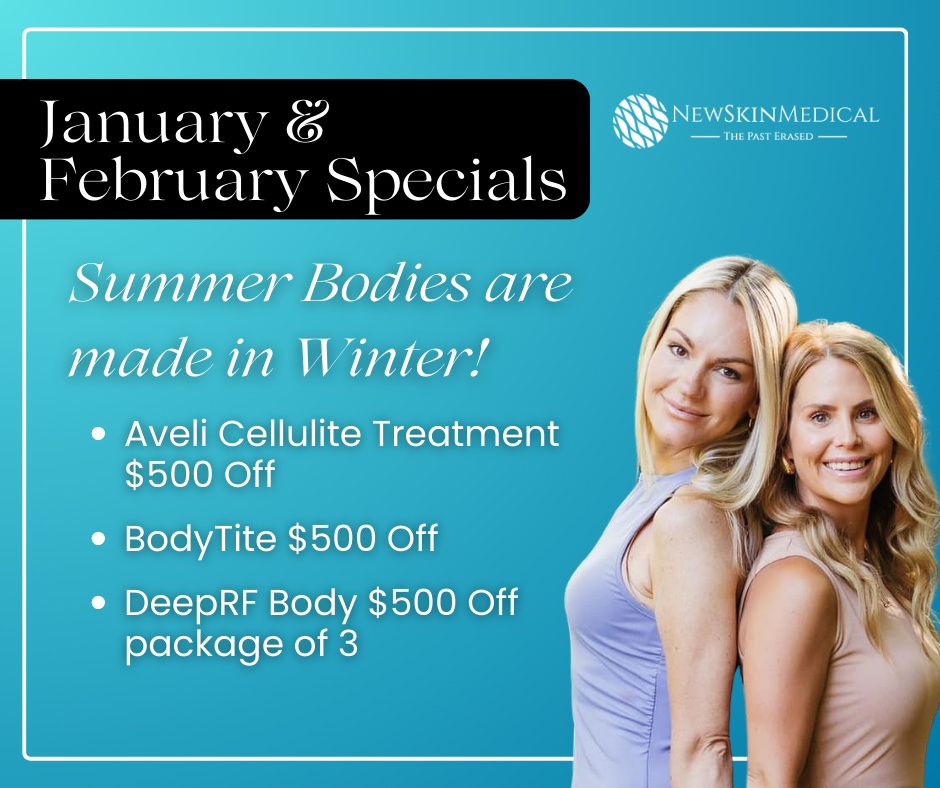 Aveli Cellulite Treatment $500 Off, BodyTite $500 Off and DeepRF Body $500 Off package of 3